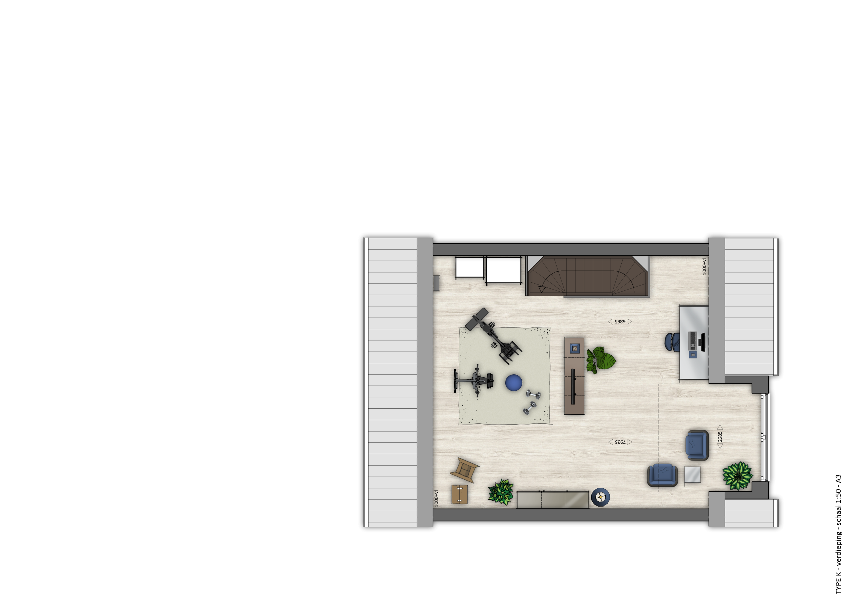 F25 - K-Hoekwoning LLB  plattegrond